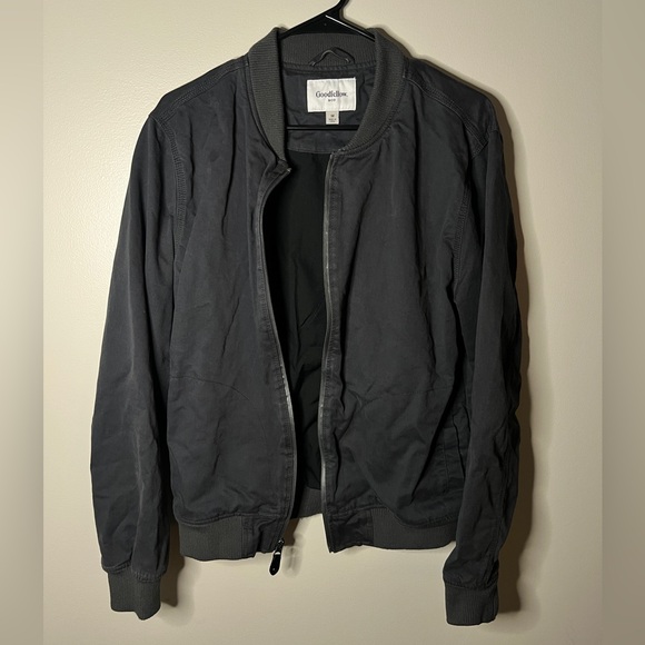 Goodfellow & Co Other - Men’s M light grey zip up bomer jacket